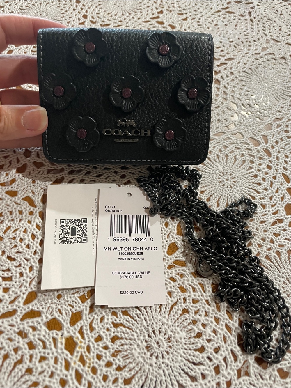 Coach mini wallet on chain - Picture 9 of 9